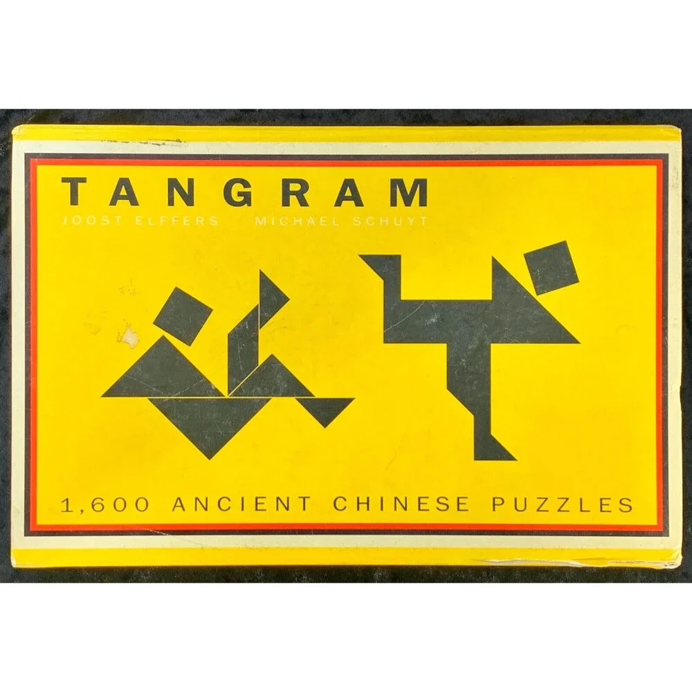 TANGRAM 1600 Ancient Chinese Puzzles w/ Book Barnes & Noble, Elffers & Schuyt